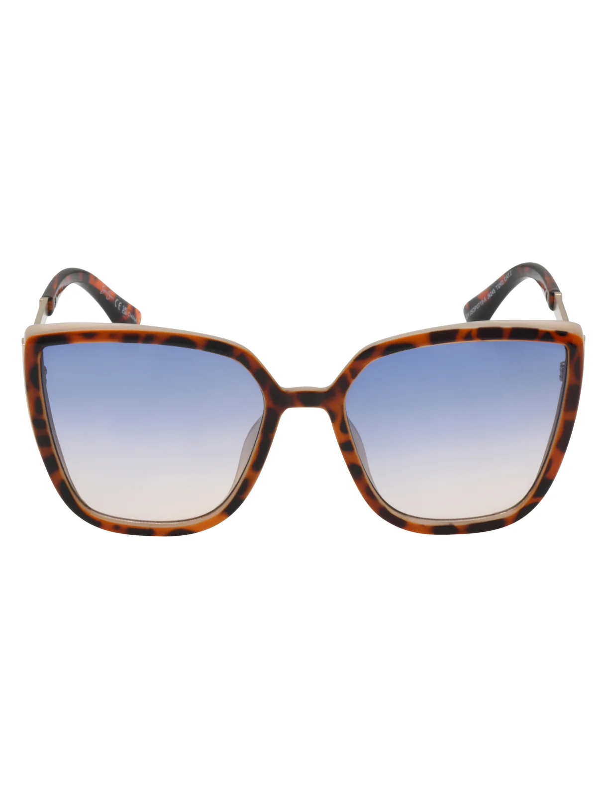 5743-cat-eye-sunglasses-with-metal-temple-in-tortoise-2.webp Cat Eye Sunglasses with Metal Temple in Tortoise