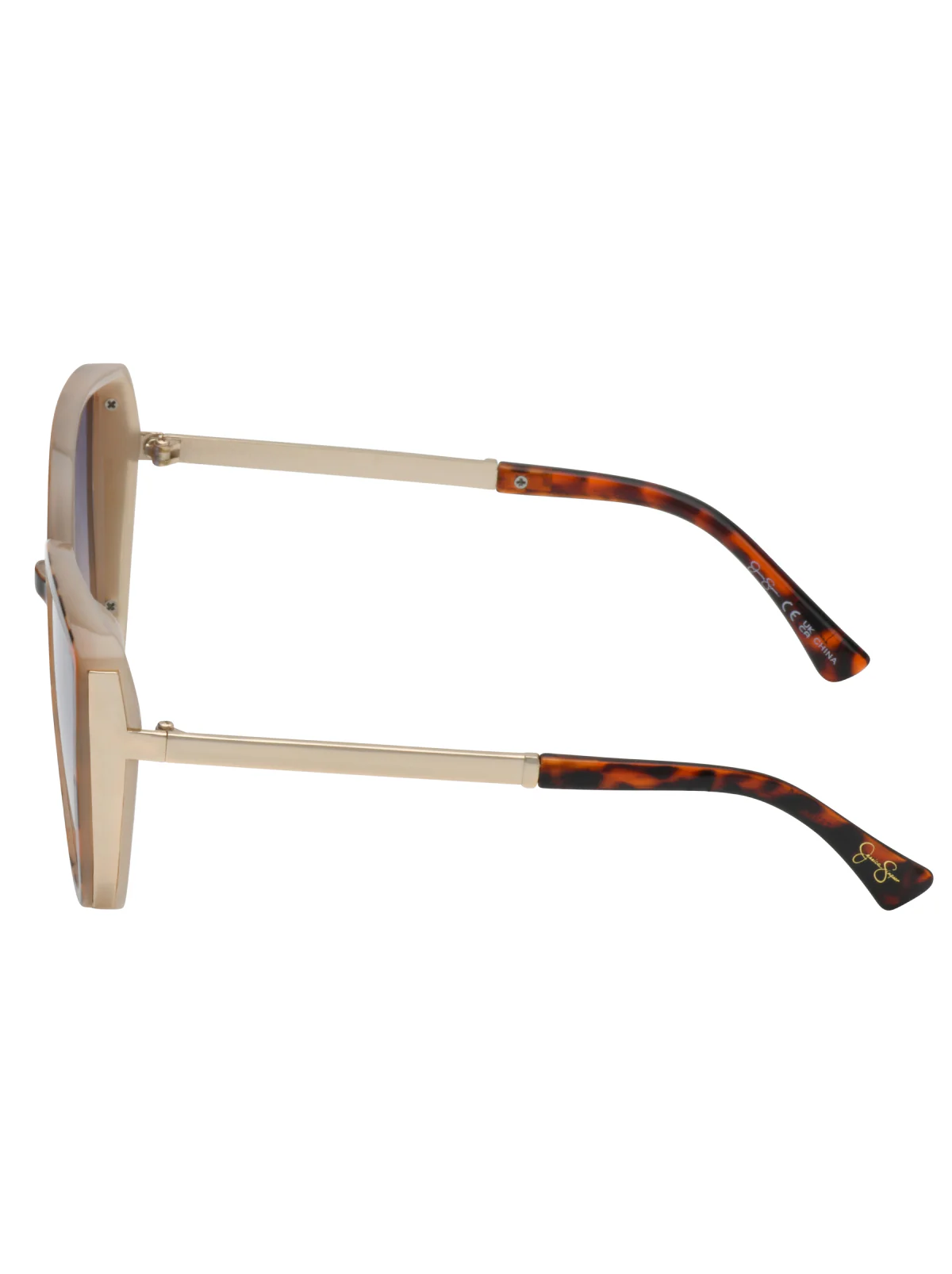 5743-cat-eye-sunglasses-with-metal-temple-in-tortoise-4.webp Cat Eye Sunglasses with Metal Temple in Tortoise