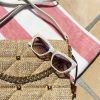 5762-vintage-cat-eye-sunglasses-in-cream-marble-1.jpg Vintage Cat Eye Sunglasses in Cream Marble