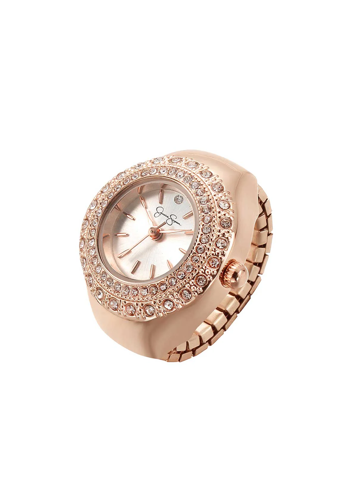 5765-crystal-ring-watch-in-rose-gold-1.webp Crystal Ring Watch in Rose Gold