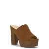 Shelbie Platform Slide in Tuscan Tan
