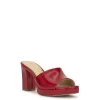 Elyzza High Heel Slide in Red Muse