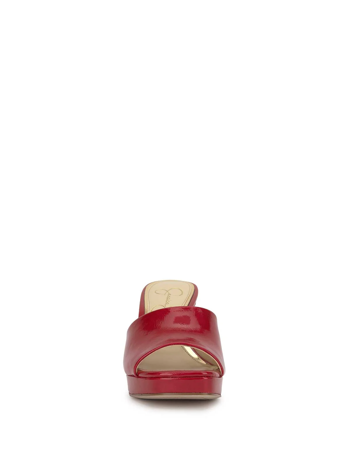 Elyzza High Heel Slide in Red Muse