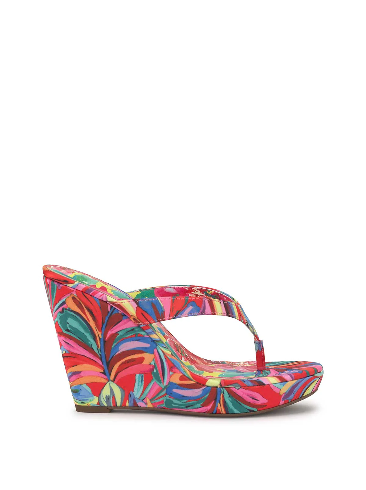 Jyseta Wedge in Paisley Pop