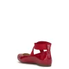 Mandalaye Ballet Flat in Red Muse
